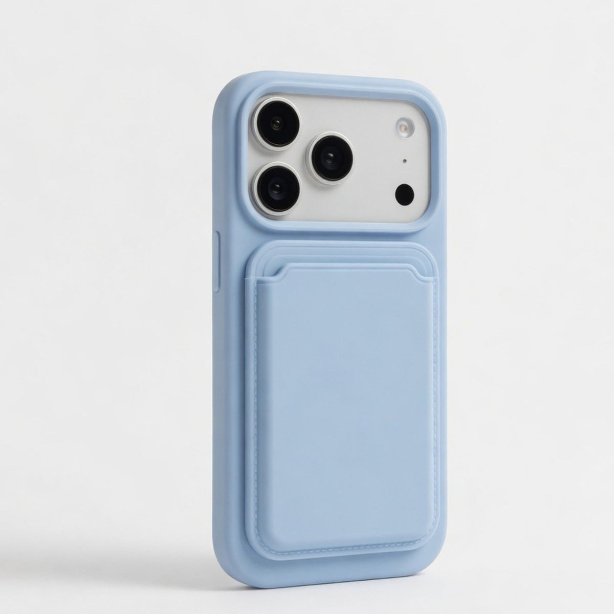 Silicone Magnetic Phone Case with Card Holder