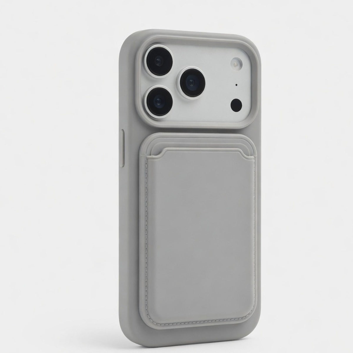 Silicone Magnetic Phone Case with Card Holder