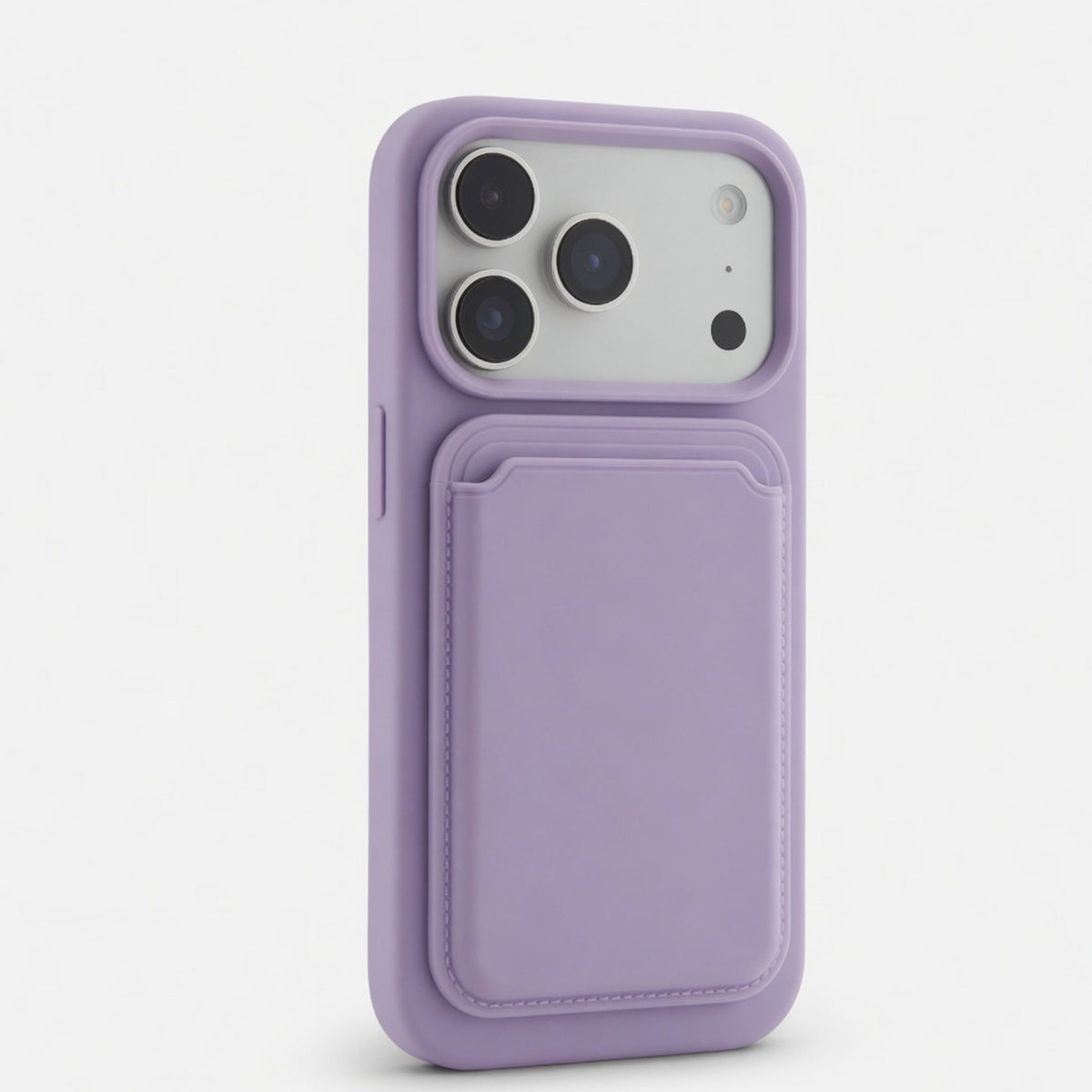 Silicone Magnetic Phone Case with Card Holder